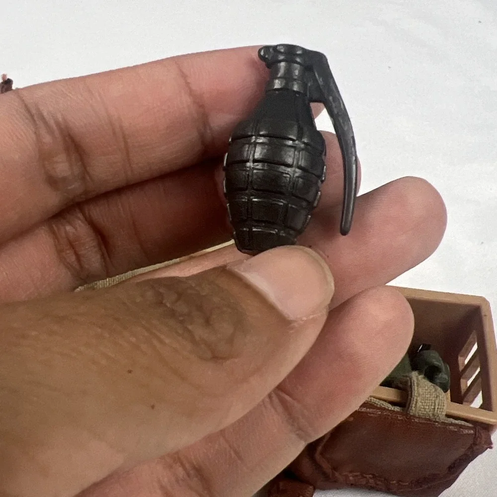 VTG GI Joe Pigeon Cage Back Pack w/ Grenade & Canteen 2000 Hasbro